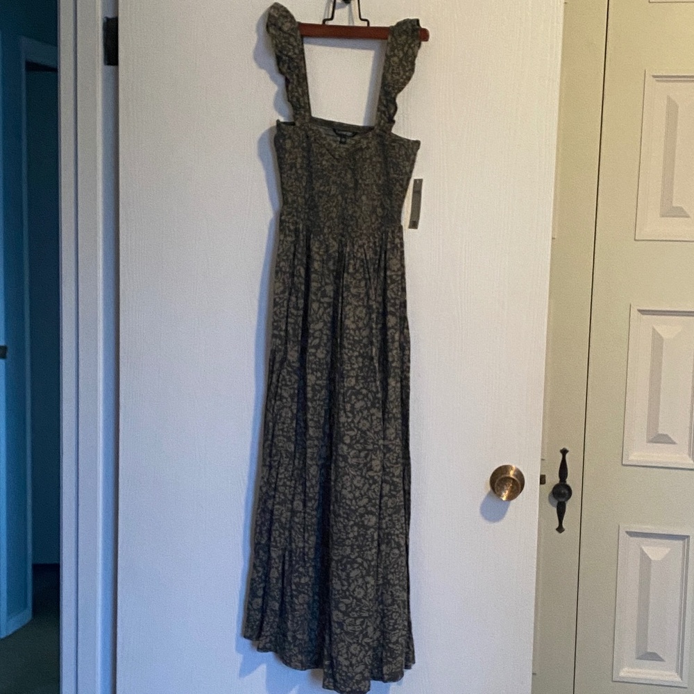George Floral Ruched Midi Dress - Picture 1 of 10